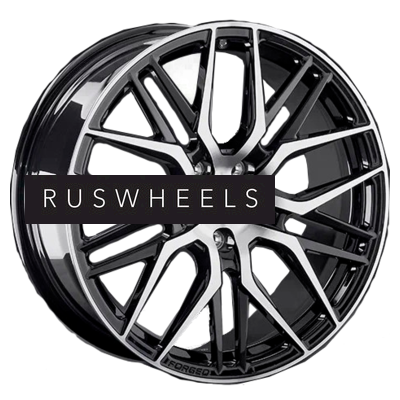 Диски LS Forged 8x19/5x108 ET45 D63,3 LS FG04 BKF (конус, C570)