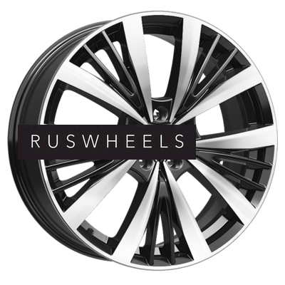 Диски КИК 7,5x19/5x108 ET46 D65,1 Марвел (КС881) Алмаз черный SK