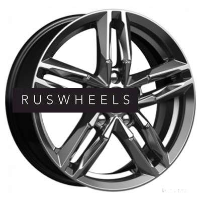 Диски КИК 6x16/5x114,3 ET45 D67,1 Sayan (КС731) Дарк платинум