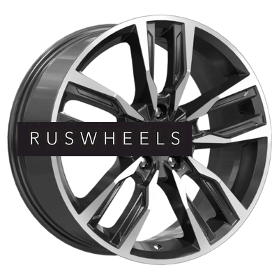 Диски КИК 8x18/5x112 ET45 D66,6 Борэй (КС901) Алмаз черный