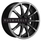 Диски Khomen Wheels 6,5x17/4x100 ET44 D54,1 KHW1707 (KIA Rio I/II Solaris I/II) Black matt-FP