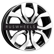 Диски КИК 6,5x16/5x114,3 ET50 D66,1 КС704 Алмаз черный Диски КИК 6,5x16/5x114,3 ET50 D66,1 КС704 Алмаз черный