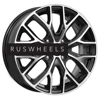 Диски КИК 6x16/4x108 ET37 D63,35 Лилиом (КС891) Алмаз черный