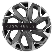 Диски Khomen Wheels 6x15/4x100 ET39 D56,6 KHW1508 (Cobalt) Gray-FP