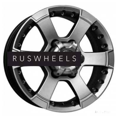 Диски КИК 7x16/6x139,7 ET20 D67,1 M56 (КС593) Дарк платинум