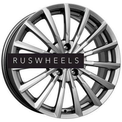 Диски КИК 7x17/5x114,3 ET45 D67,1 Акцент (КС562) Дарк платинум